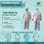 PPE Kit Full Body Coverall Suit 95 GSM